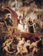 The Landing of Marie de'Medici at Marseilles Peter Paul Rubens